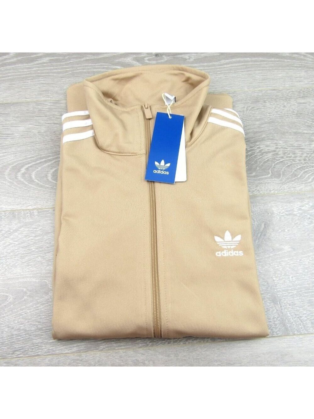 Adidas Originals Firebird Track Jacket Mens Size Medium Magic Beige NEW - Picture 2 of 12